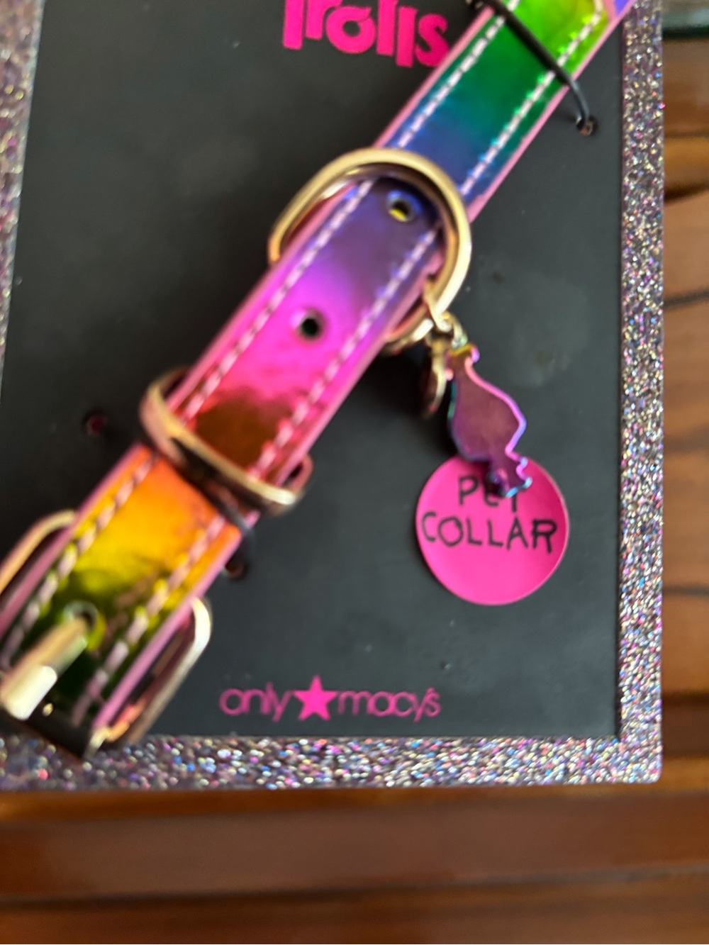 Betsey Johnson Rainbow Dog Collar and Leash Set - Multicolor - Picture 7 of 10